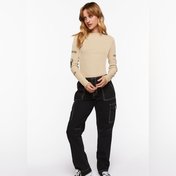 Forever21 Cotton Cargo Pants - Picture 1 of 6